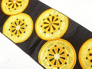 源氏車模様織り出し　子供帯